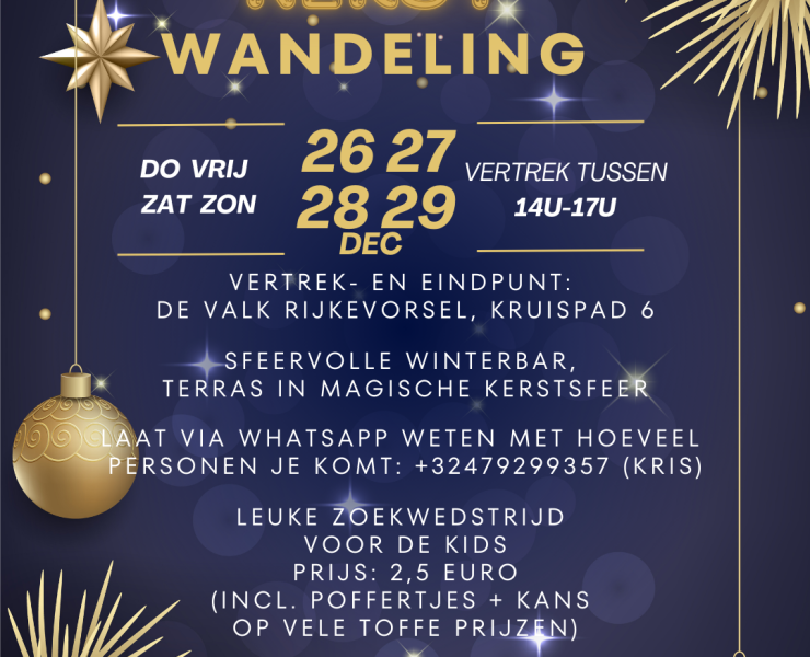 🎄 Kerstwandeling in Rijkevorsel ✨